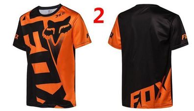 Fox Herren trikot Radsport Fahrrad-Tops T shirt Freizeit Kurzarm jersey #2