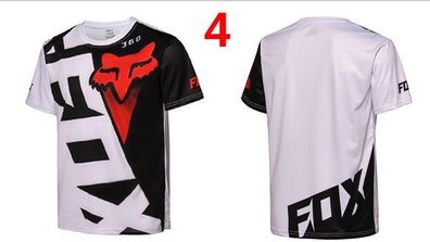 Fox Herren trikot Radsport Fahrrad-Tops T shirt Freizeit Kurzarm jersey #4