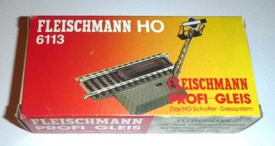 Fleischmann 6113, Entkupplungsgleis elektrisch mit Abdrücksignal 100 mm, Neu