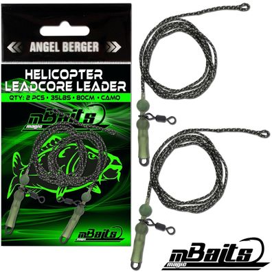 Magic Baits Helicopter Leadcore Leader Karpfenmontage Carptackle (Gr. 1)