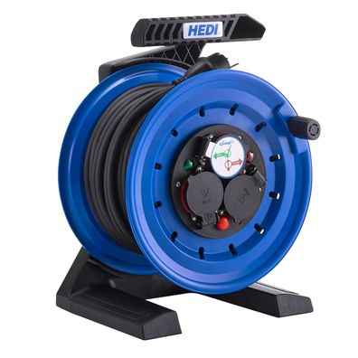 HEDI 35m Vollkunststoff-Kabeltrommel Generation 7 Coworker H05RR-F 3G1,5 IP44