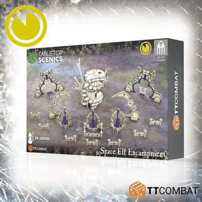 SFG-007 TTCombat - Sci-Fi-Gothic - Space Elf Encampment (Tabletop Terrain)