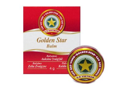 Vietnamesische Balsam Golden Star Erkältung Kopfschmerzen Danapha 4 g