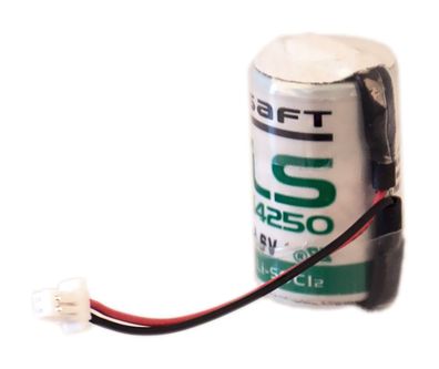 Saft Batterie LS14250 1/2 AA Lithium-Thionylchlorid 3,6 V mit JST Stecker SHR 2 ...