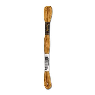 8m Anchor Stickgarn - Farbe 907 - curry