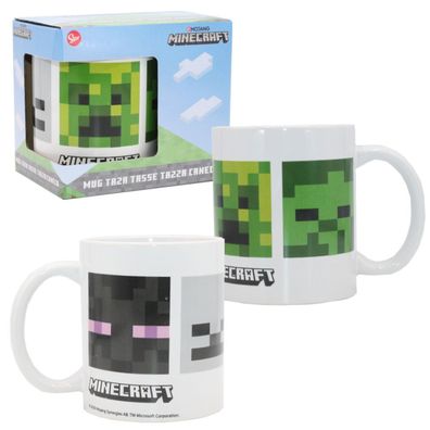 Keramik Tasse | Minecraft | 325 ml | Henkel-Becher in Geschenkbox