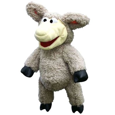 Schaf Wolle | Hand-Puppe | Sesamstrasse | 45 cm | Plüsch-Figur