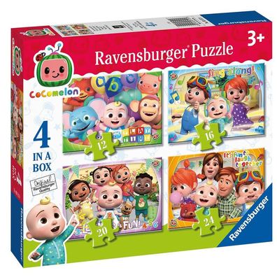 4 in 1 Puzzle Box | Cocomelon | Ravensburger | Kinder Puzzle
