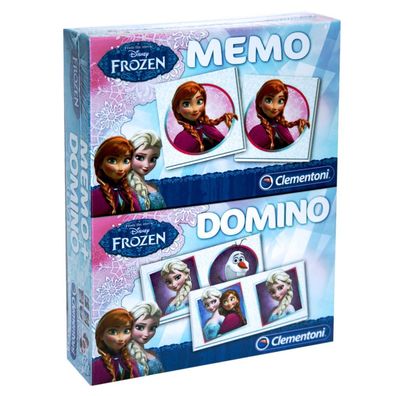 2 in 1 Memo & Domino Spiel kompakt | Disney Frozen Eiskönigin
