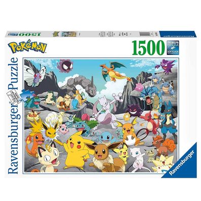 Classics Puzzle 1500 Teile | Pokemon Pikachu & Freunde | Ravensburger