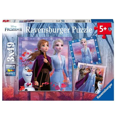 Puzzle Box 3 x 49 Teile | Disney Frozen Eiskönigin | Ravensburger