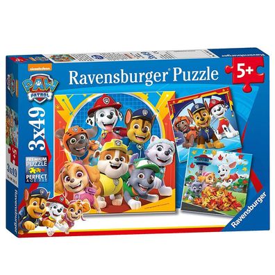 Kinder Puzzle Box 3 x 49 Teile Paw Patrol | Ravensburger | Teamarbeit