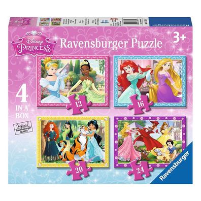 4 in 1 Puzzle Box | Disney Princess | Ravensburger | Kinder Puzzle