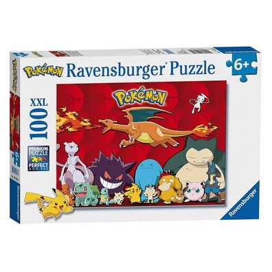 Puzzle XXL 100 Teile | Pokemon | Ravensburger | Pikachu, Relaxo, Evoli