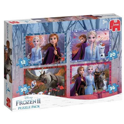 4 in 1 Kinder Puzzle Box | Disney Frozen II Eiskönigin | Jumbo