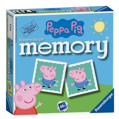 Mini Memory® Pig | 48 Bildkarten | Peppa Wutz | Ravensburger | Spiel