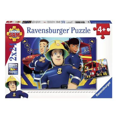 Puzzle Box 2 x 24 Teile | Feuerwehrmann Sam | Ravensburger Legespiel