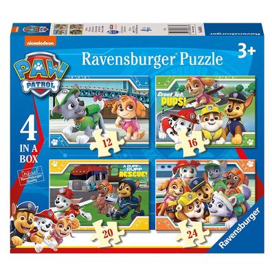 4 in 1 Kinder Puzzle Box | Motiv Freunde | Ravensburger | Paw Patrol