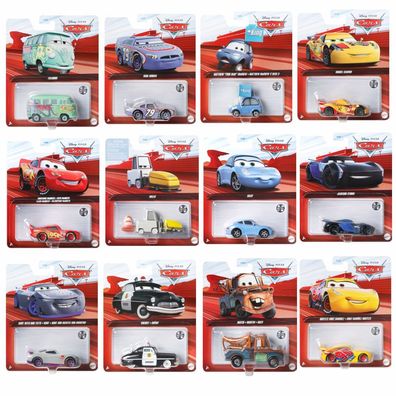 Auswahl Fahrzeuge Racing Style | Disney Cars | Die Cast 1:55 Auto | Mattel