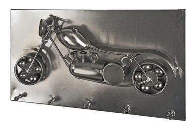 Wandgarderobe, Motorrad Shopper, Metall, 9x35x20, von Haku
