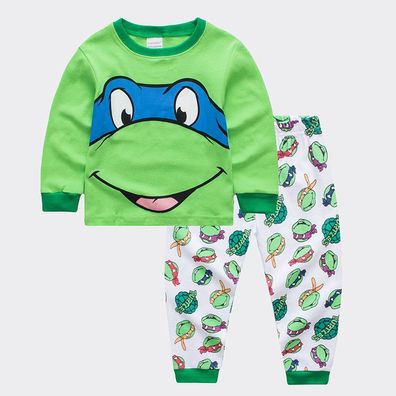 Teenage Mutant Ninja Turtles Langer Pyjamaset Kinder Loungewear Cotton Sleepwear
