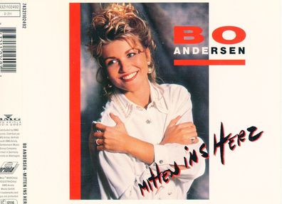 Maxi CD Cover Bo Andersen - Mitten ins Herz