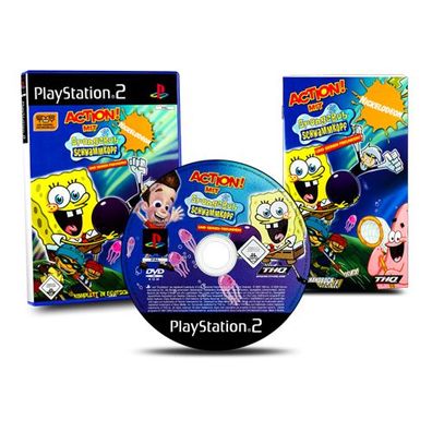 PS2 Spiel Action mit Spongebob Schwammkopf und Seinen Freunden !