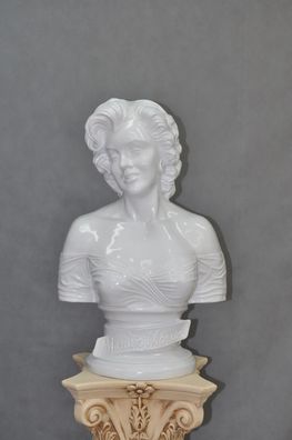 Frauenfigur Frauenstatue Frauenbüste Handbemalt Vintage Stil Jugendstil.-.-, ,