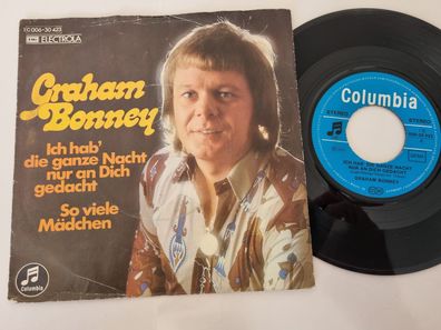 Graham Bonney - Ich hab' die ganze Nacht nur an dich gedacht 7'' Vinyl Germany
