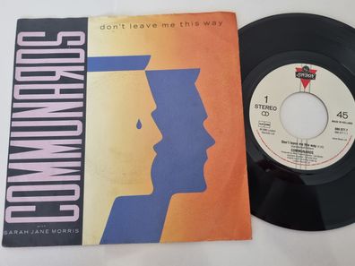 Communards - Don't leave me this way 7'' Vinyl Holland