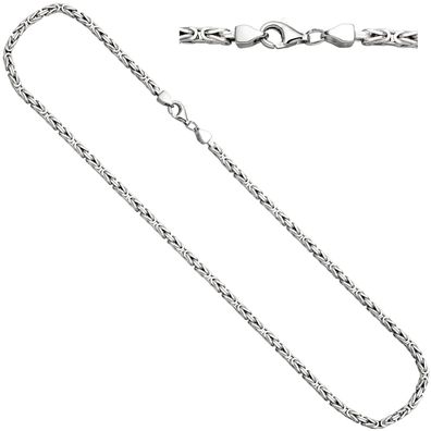 Echt. Chic. Königskette 925 Sterling Silber 3,1 mm 50 cm Kette Halskette