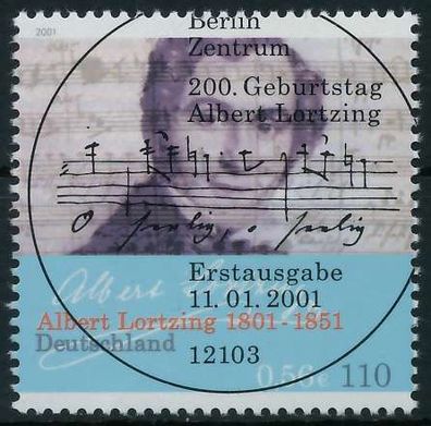 BRD BUND 2001 Nr 2163 ESST zentrisch gestempelt X636E9E