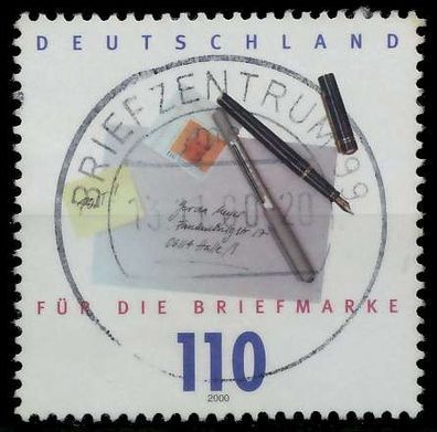 BRD BUND 2000 Nr 2148 zentrisch gestempelt X636F3E
