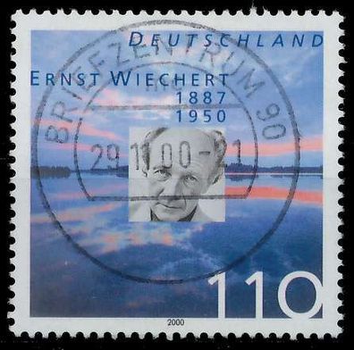 BRD BUND 2000 Nr 2132 zentrisch gestempelt X63AFDE