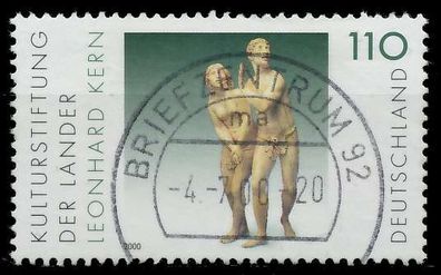 BRD BUND 2000 Nr 2107 gestempelt X63B312