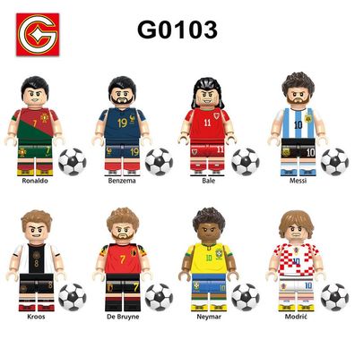 8 PCS Fußball-StarsFiguren Set