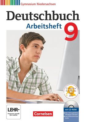 Deutschbuch Gymnasium - Niedersachsen - 9. Schuljahr Arbeitsheft mi