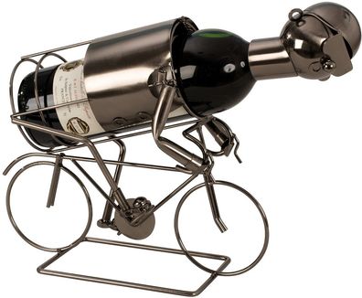 Flaschenhalter für Weinflaschen Metall Rennrad