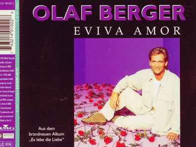 Maxi CD Cover Olaf Berger - Eviva Amor