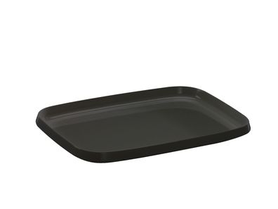 WACA Tablett schwarz aus Melamin Ausführung spülmaschinenfest