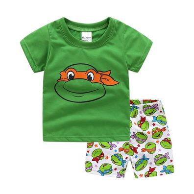 Teenage Mutant Ninja Turtles Kurzarm Pyjamas Junge Cotton Nachtwäsche Loungewear