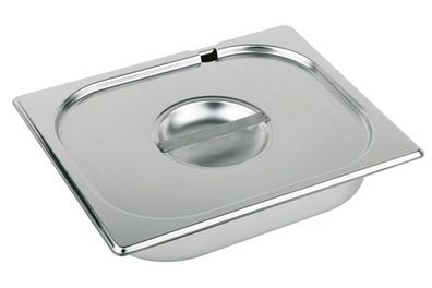 Assheuer und Pott Gastronomie Behälter Deckel aus Edelstahl 325x176 mm