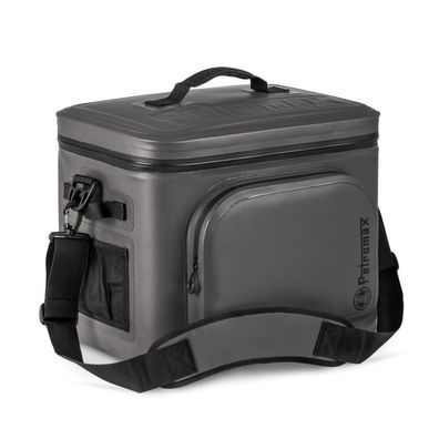 Petromax Kühltasche 22 Liter Dunkelgrau für Camping, Angeln und Picknick / Stromunab