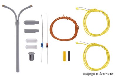 Viessmann 6623 N Bausatz Peitschenleuchte doppelt