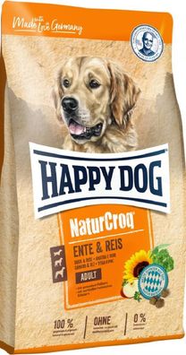HAPPY DOG ?NaturCroq Ente & Reis - 12kg ? Trockenfutter