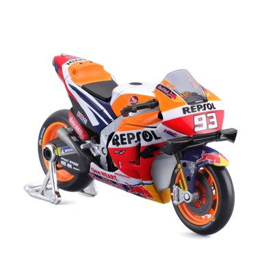 Maisto Modellmotorrad - MotoGP Repsol Honda '21 #93 Marc Marquez (Maßstab: 1:18)