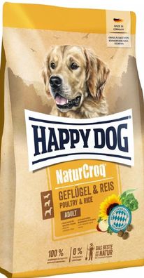 HAPPY DOG ?NaturCroq Geflügel & Reis - 11kg ? Trockenfutter