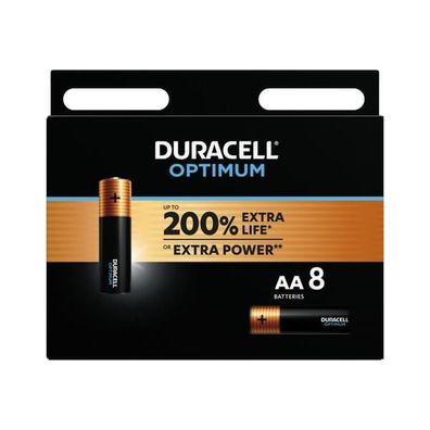 Duracell Batterie Optimum AA MN1500/ LR6 8er Blister