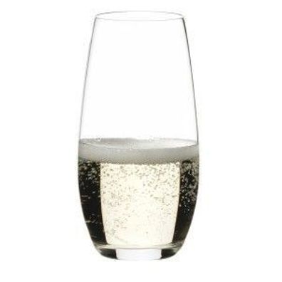Riedel O Champagner Glas 2er Set 0414/28 und Geschenk + Spende