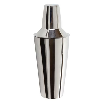 Fuchs Cocktailshaker mit innenliegendem Kopfteil 3 teilig 750ml